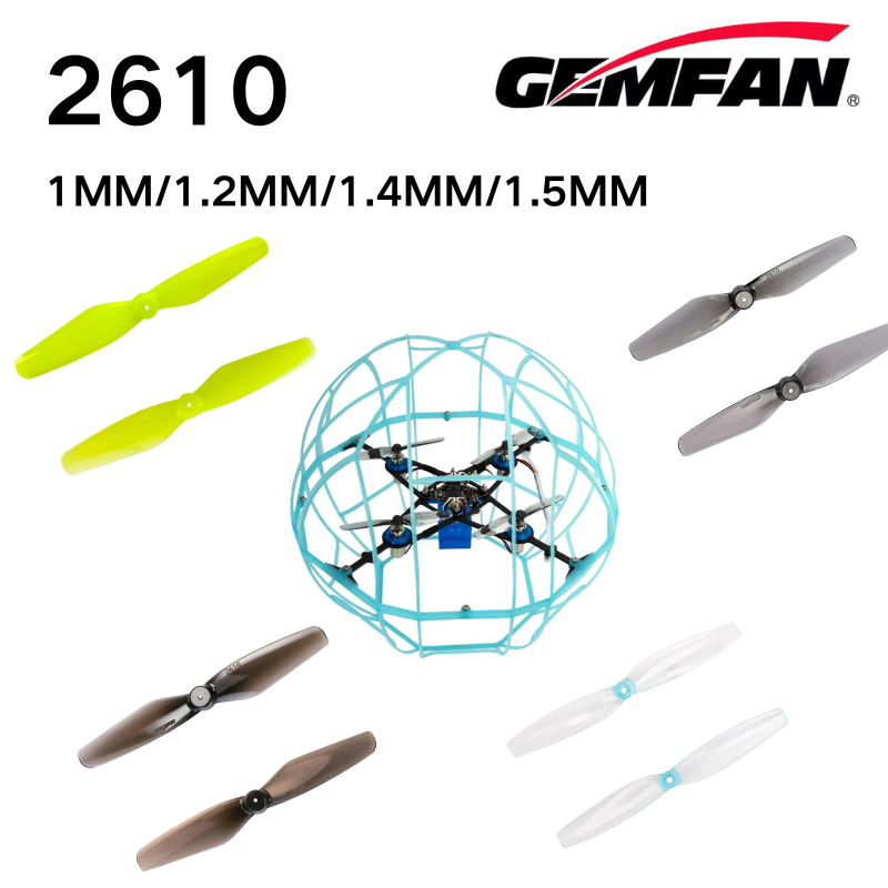 Drone Racing Battery - 2610 الدعائم Gemfan 2.6 بوصة 2