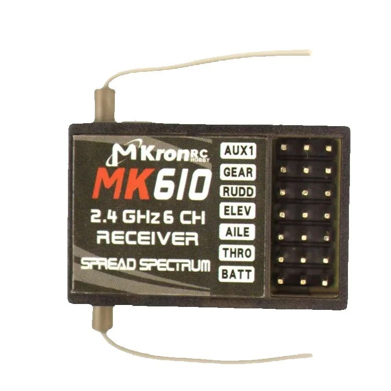 DSM2 MK610 AR6100 2.4G 6CH RC  - مراجعة Drone Racing Receiver وسعره