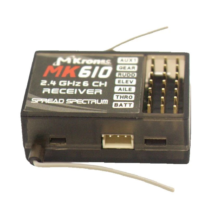 DSM2 MK610 AR6100 2.4G 6CH RC  - مراجعة Drone Racing Receiver وسعره