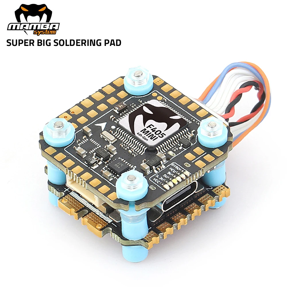 وحدة تحكم طيران DIATONE MAMBA  - مراجعة Drone Racing Flight Controller وسعره