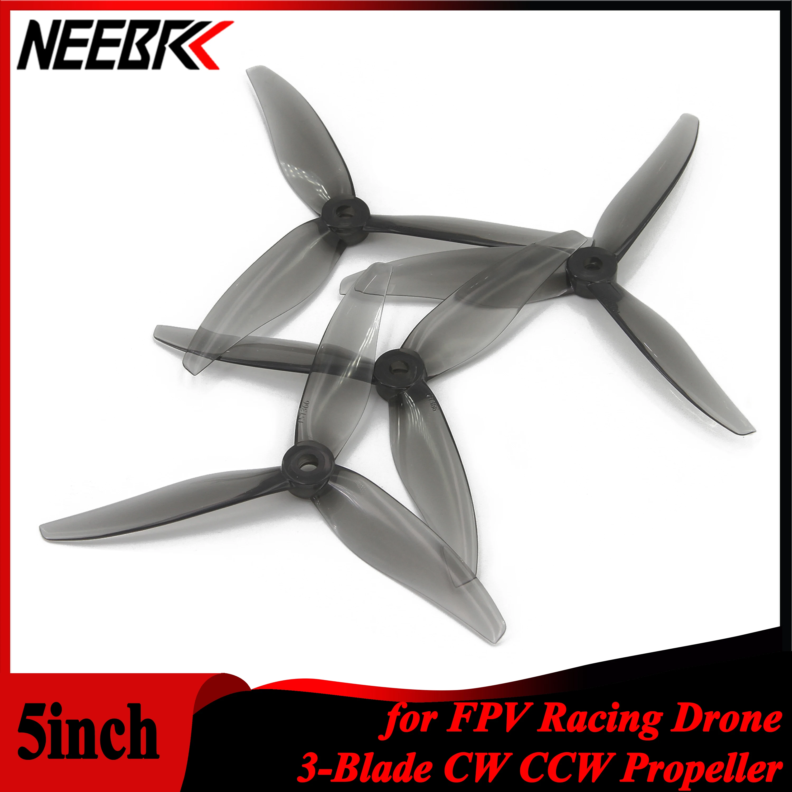 NEEBRC 12 زوجًا من مراوح 5 بوص - مراجعة Drone Racing Motor وسعره