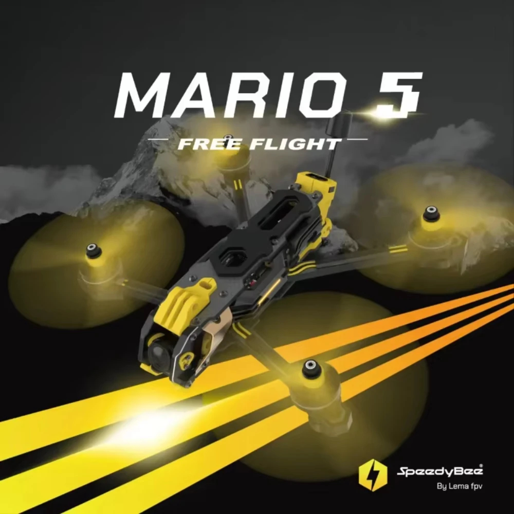 طقم إطار Speedybee Mario 5 O4  - مراجعة Drone Racing Frame وسعره